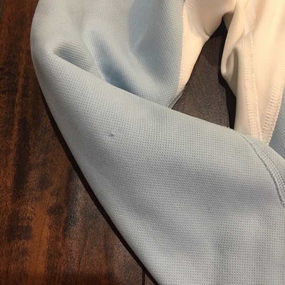 The North Face Light Blue Fleece Pullover Med - Picture 4 of 7